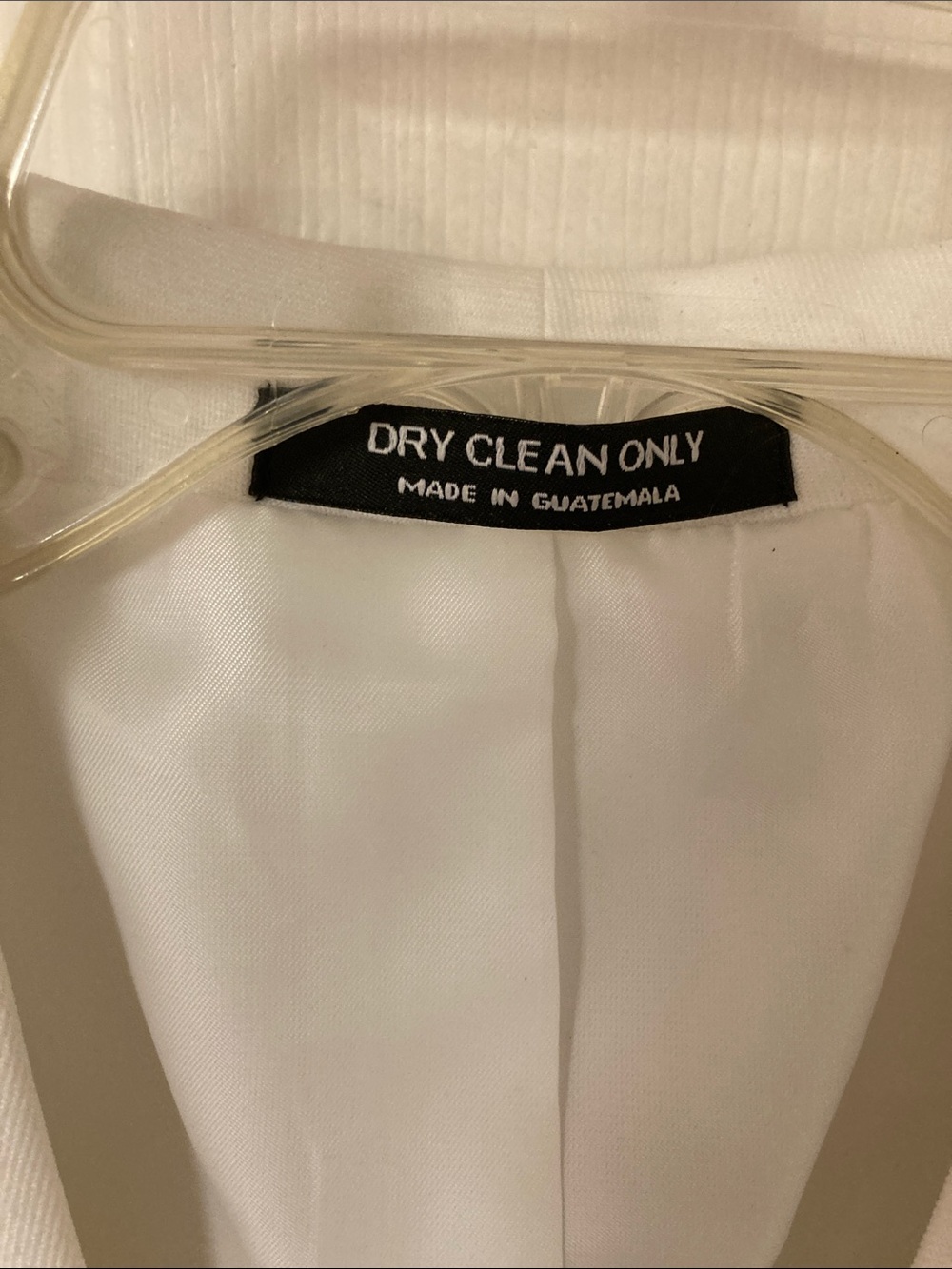 Men's White Shawl Collar Tuxedo Jacket - Unbranded - Picture 3 of 3
